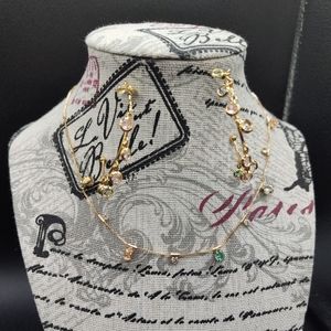 Necklace and earrings set